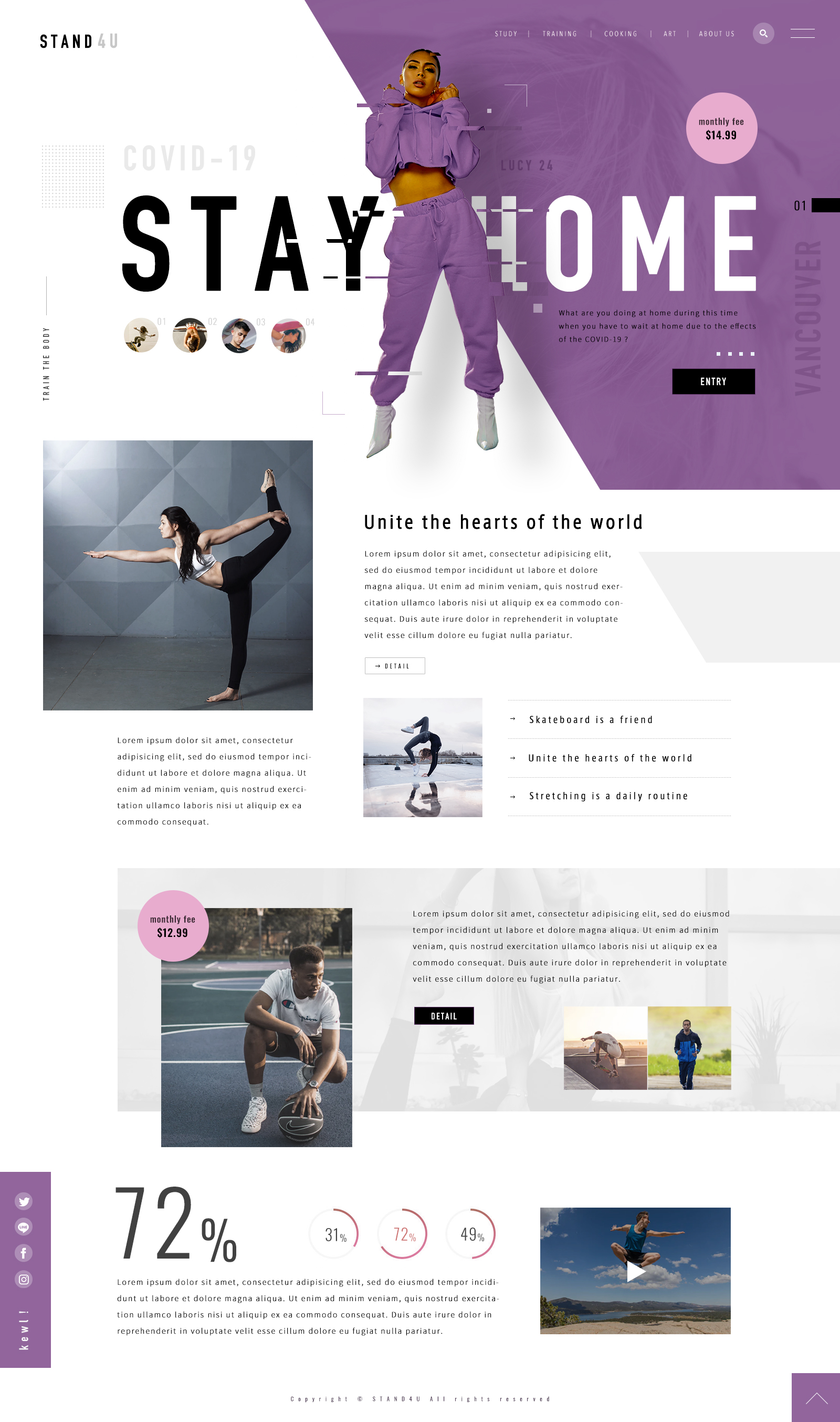 Information Website Concept Design